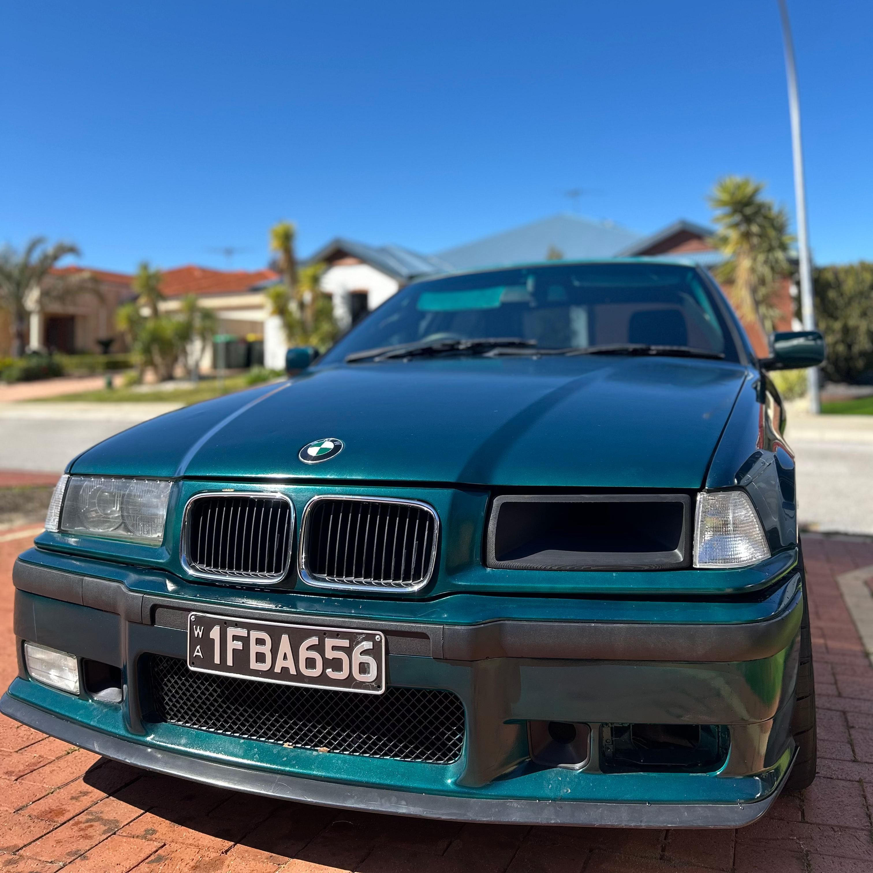 BMW E36 Headlight Turbo Air Intake Duct